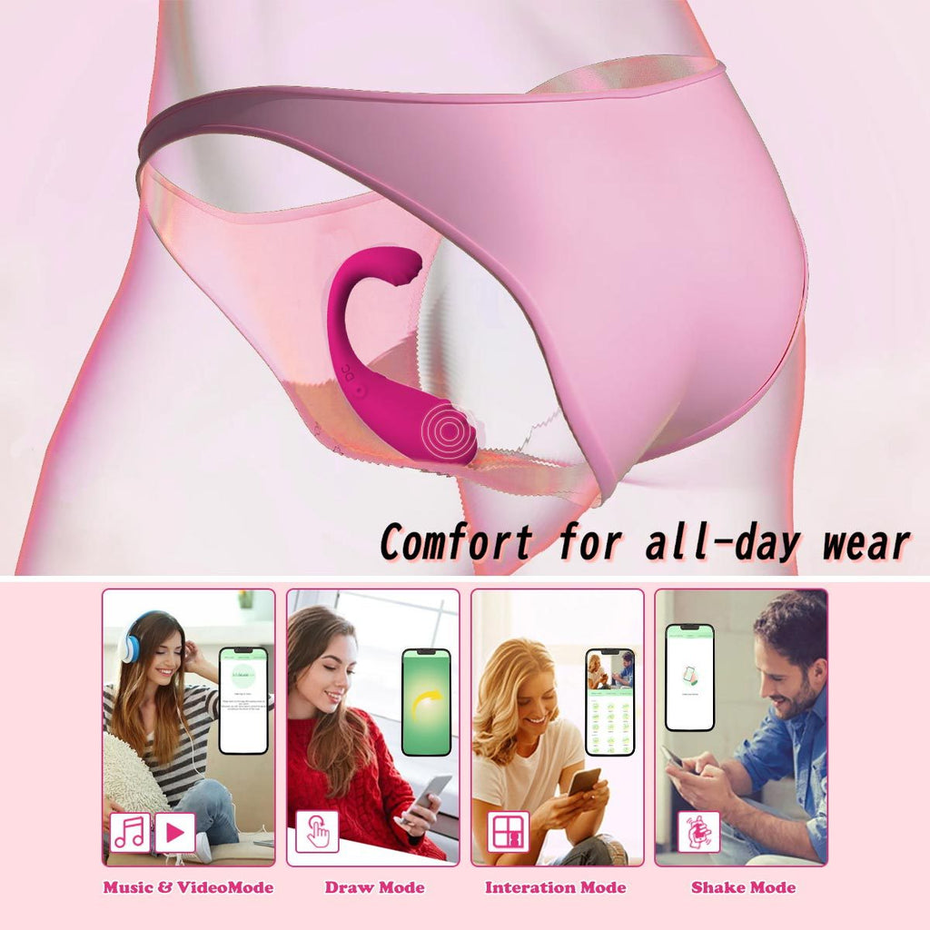 Wearable G-Spot Love Egg Vibrator – 9-Speed App-Controlled Couples Massager