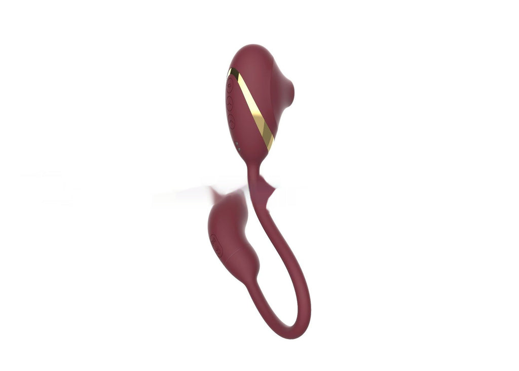 G-Spot Suction Vibrator – 5 Suction & 10 Vibration Modes Telescopic Massager for Women