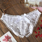 Sultry Sheer Mesh Lace Lingerie – See-Through Sexy Nightwear for Women