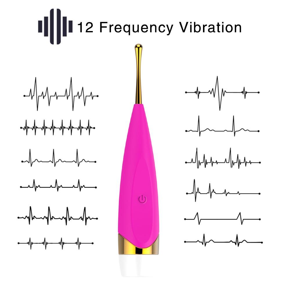 Honey Bean high frequency clitoral vibrator 12 vibration modes diagram