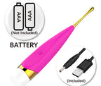 Honey Bean high frequency clitoral vibrator USB charging cable and AAA battery requirement