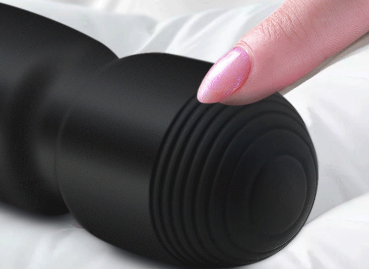 Quiet Ride-On Wand Vibrator – 12 Modes Waterproof Women's Massager