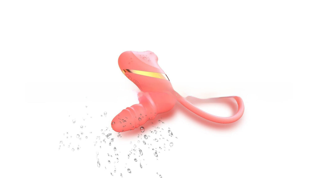 G-Spot Suction Vibrator – 5 Suction & 10 Vibration Modes Telescopic Massager for Women