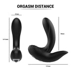 Inflatable Prostate Massager with Air Pump – 12-Mode Vibrating Anal Plug for Men