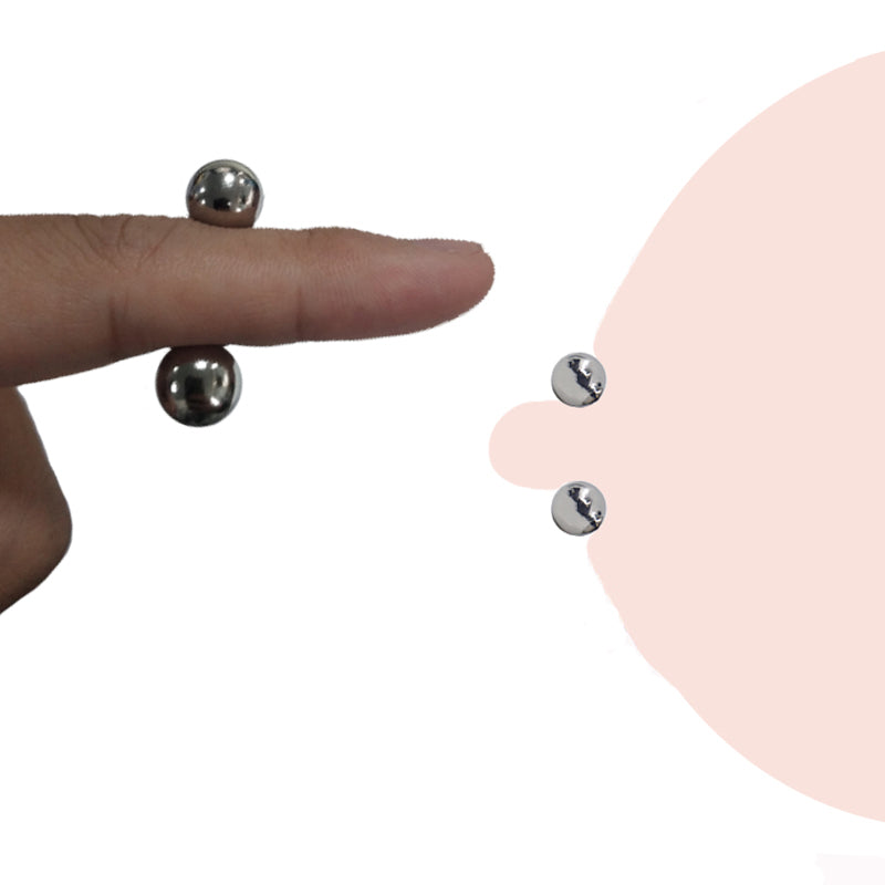 Magnetic Nipple Clamps & Chest Stimulator – Couples Wellness Set