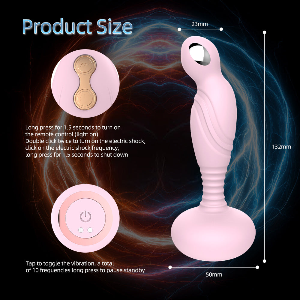 Wearable Silicone Butt Plug with Remote Control