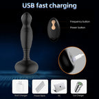 Wearable Silicone Butt Plug with Remote Control