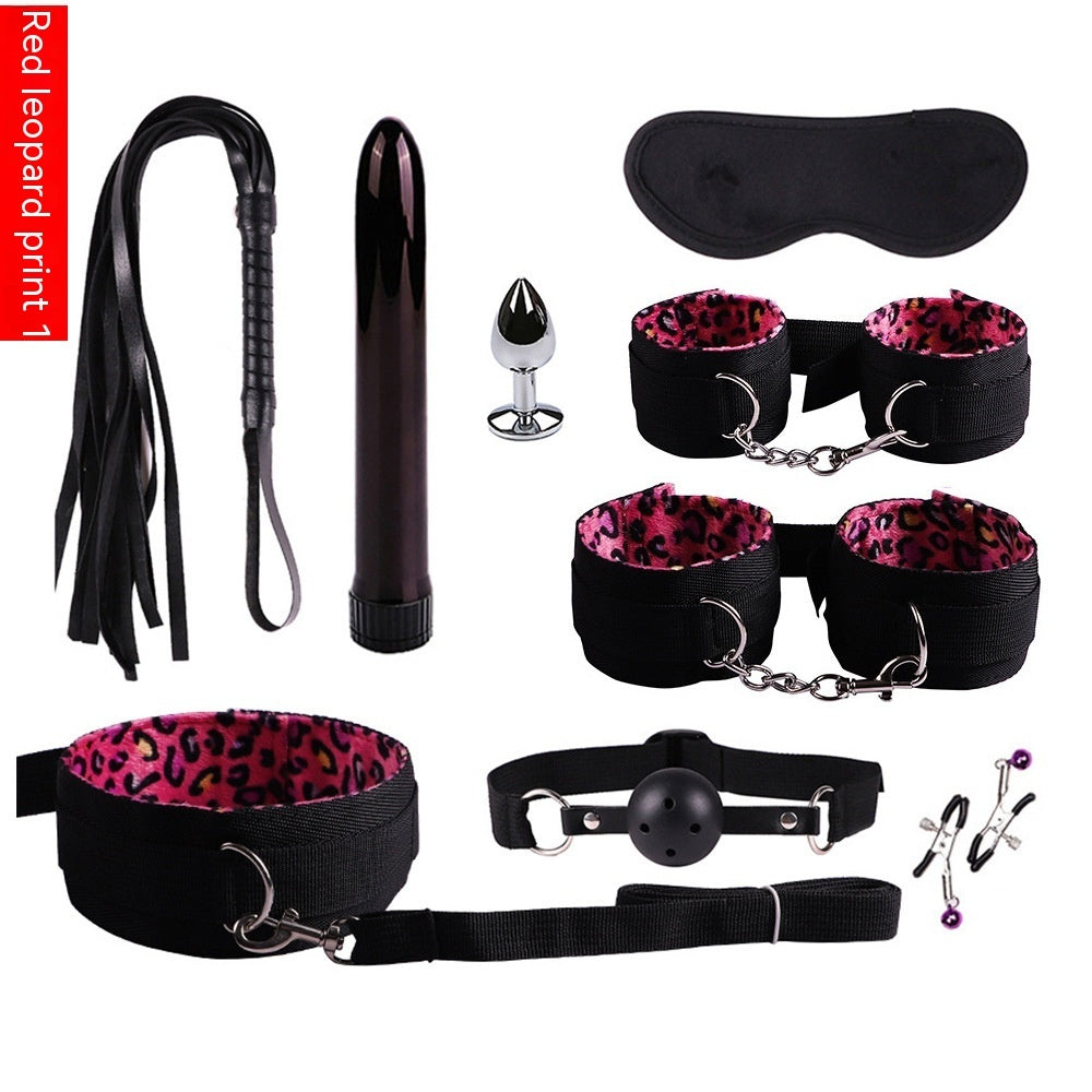 Plush Bondage And Discipline Nylon Leather Suit