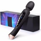 Quiet Ride-On Wand Vibrator – 12 Modes Waterproof Women's Massager
