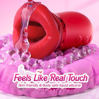 Red Lips & Big Mouth Female Tongue-Licking and Suction Vibrator
