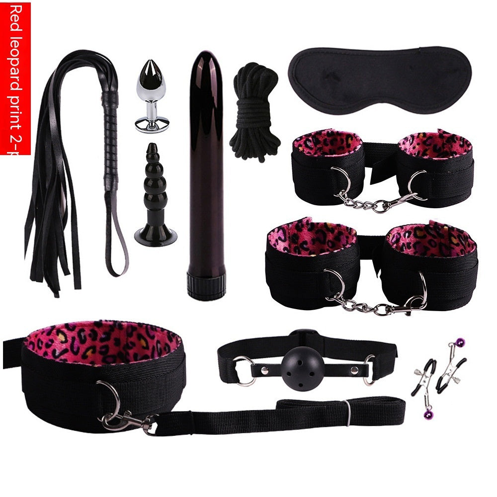 Plush Bondage And Discipline Nylon Leather Suit