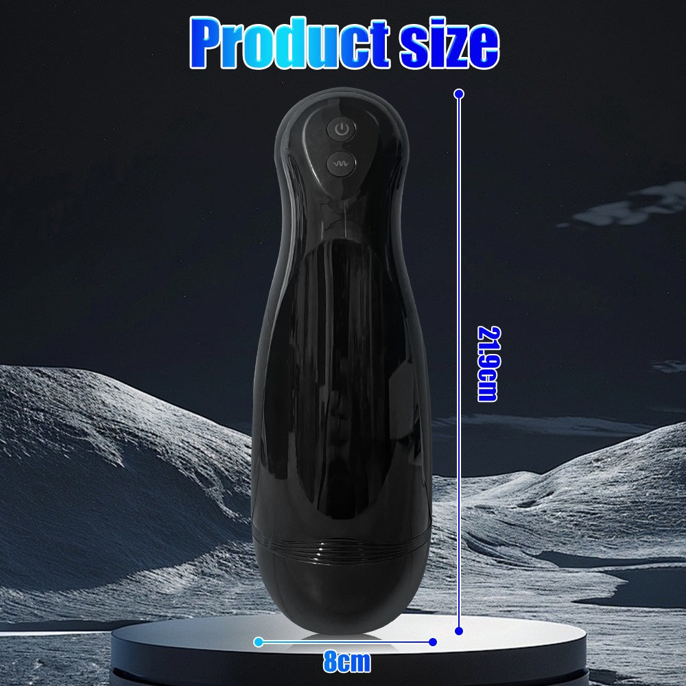 Male Endurance Trainer with Headphones – 10 Vibration Modes