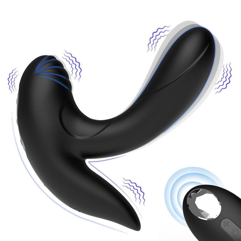 Inflatable Prostate Massager with Air Pump – 12-Mode Vibrating Anal Plug for Men