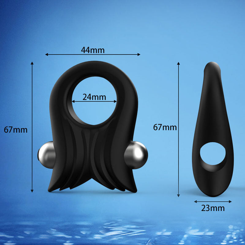 Silicone Wolf-Tooth Delay Ring – Manual Cock Ring for Men's Pleasure & Endurance