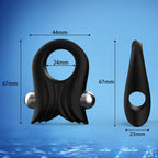 Silicone Wolf-Tooth Delay Ring – Manual Cock Ring for Men's Pleasure & Endurance