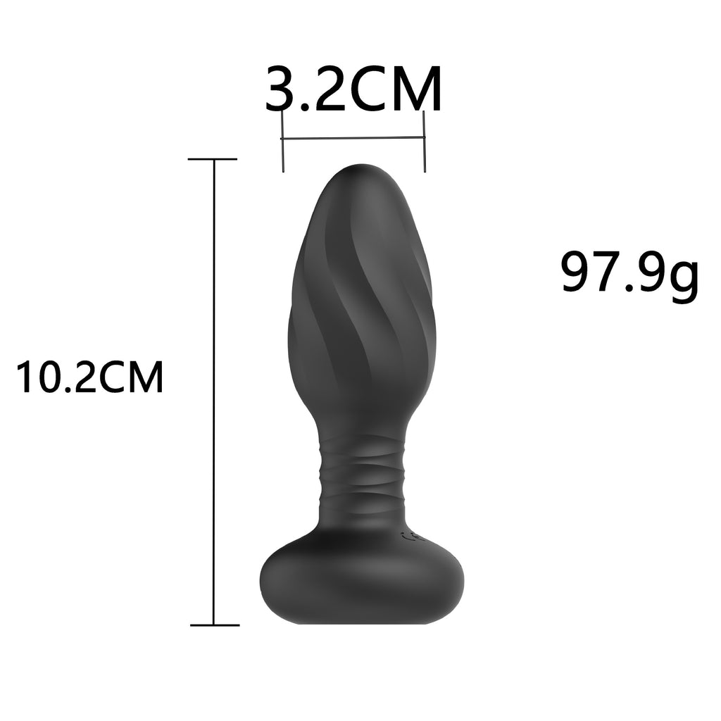 Glowing Twist-Swivel Anal Plug – App & Remote-Controlled Vibrating Butt Plug