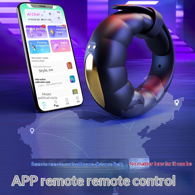 Remote-Controlled Wearable Vibrating Ring – App & Button Control