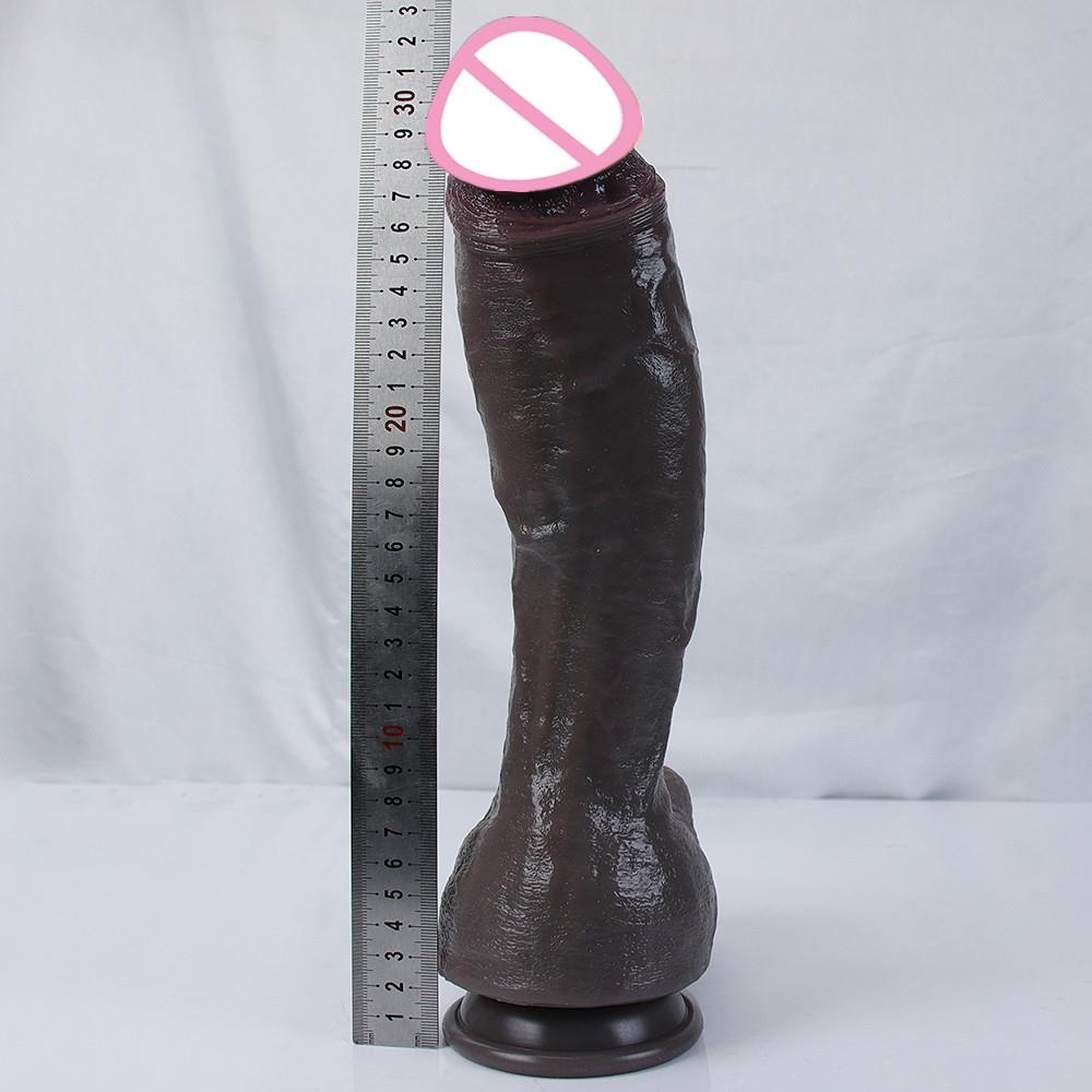 Realistic Silicone Dildo with Suction Cup – 5 Sizes, Flexible Strap-On Design for Women