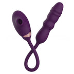 G-Spot Suction Vibrator – 5 Suction & 10 Vibration Modes Telescopic Massager for Women