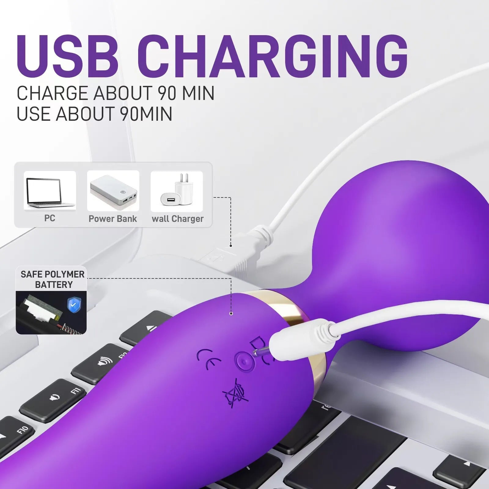 Powerful Multi-Speed Magic Massager Wand