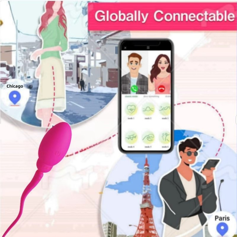 Wearable Love Egg Vibrator – 9 Modes App-Controlled for Women