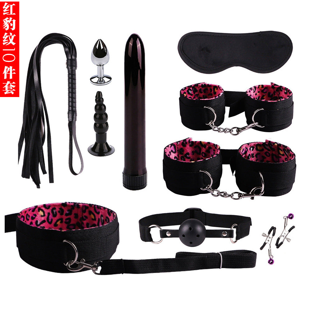 Plush Bondage And Discipline Nylon Leather Suit