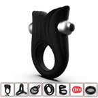 Silicone Wolf-Tooth Delay Ring – Manual Cock Ring for Men's Pleasure & Endurance
