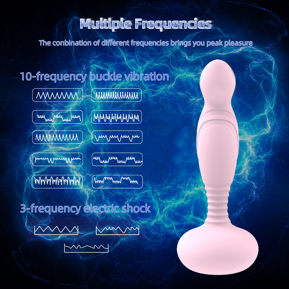 Wearable Silicone Butt Plug with Remote Control