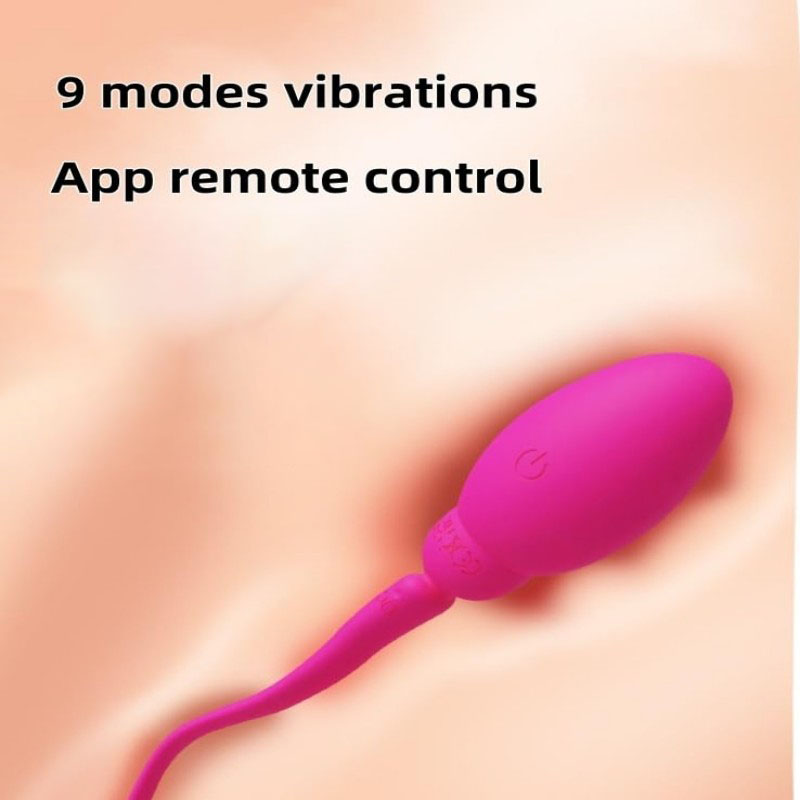 Wearable Love Egg Vibrator – 9 Modes App-Controlled for Women
