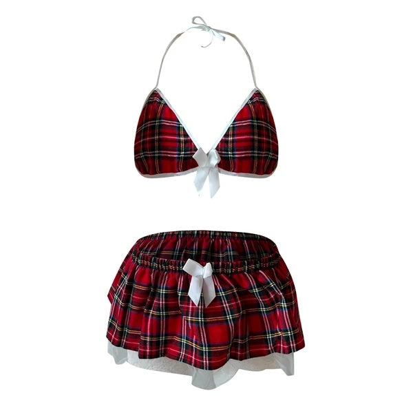Sexy Schoolgirl-Inspired Lingerie Sleepwear Set