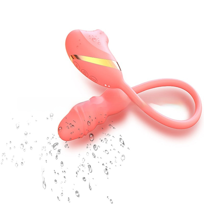 G-Spot Suction Vibrator – 5 Suction & 10 Vibration Modes Telescopic Massager for Women