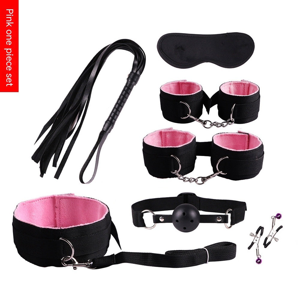 Plush Bondage And Discipline Nylon Leather Suit