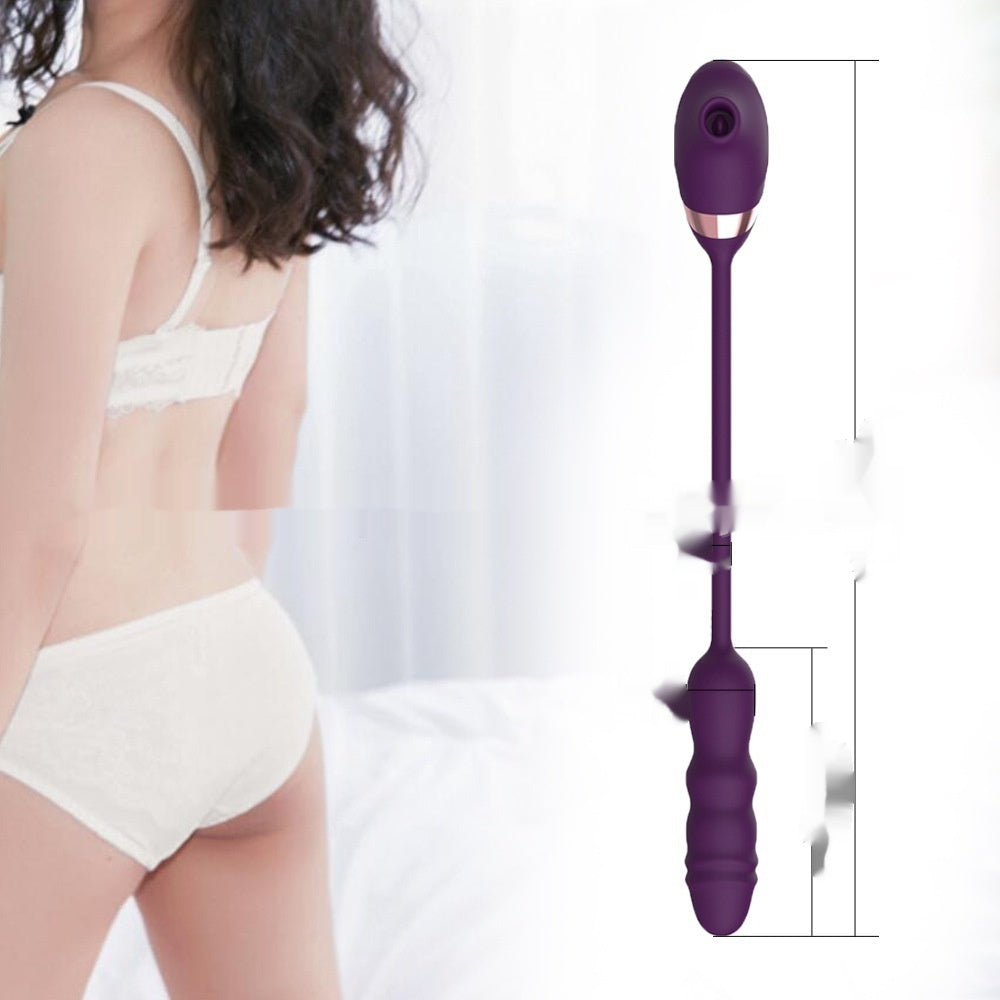 G-Spot Suction Vibrator – 5 Suction & 10 Vibration Modes Telescopic Massager for Women