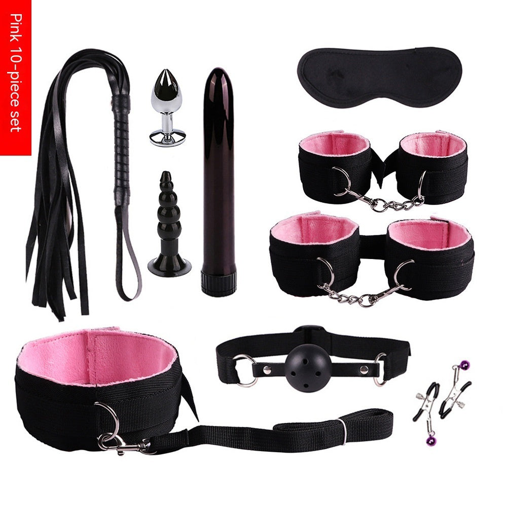 Plush Bondage And Discipline Nylon Leather Suit